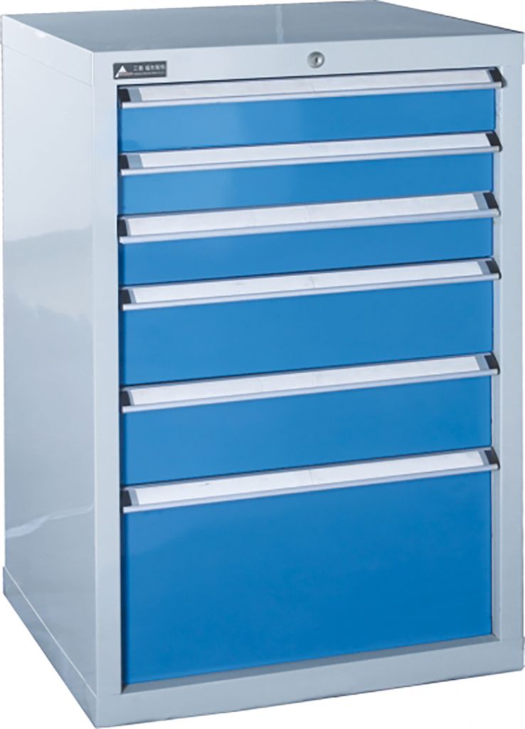 SanJi-First Tool Cabinet, Central locking system , Blue+Gray+ Red, Bearing A/B       tabletop optional, Can be customized       