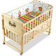 Solid wood baby bed baby crib baby cot Eco-friendly and safe