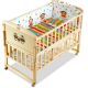 Factory price natural solid Wooden Bed Baby Furniture Wholesale Baby Net Bed Baby Cot baby bassinets
