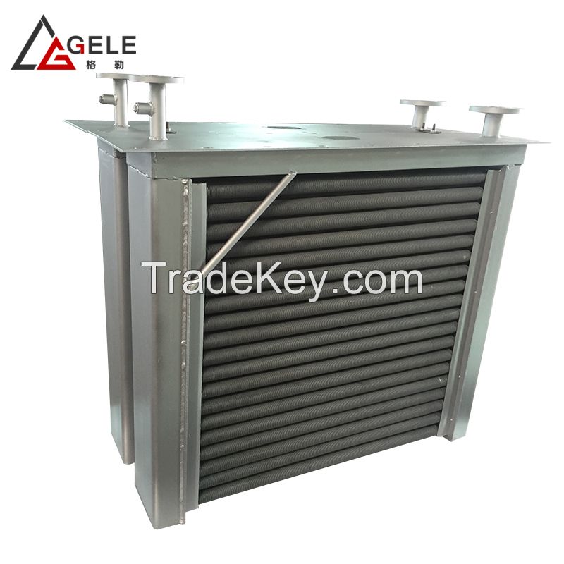 Customized fin tube heat exchanger for foodstuff drying, dairy product