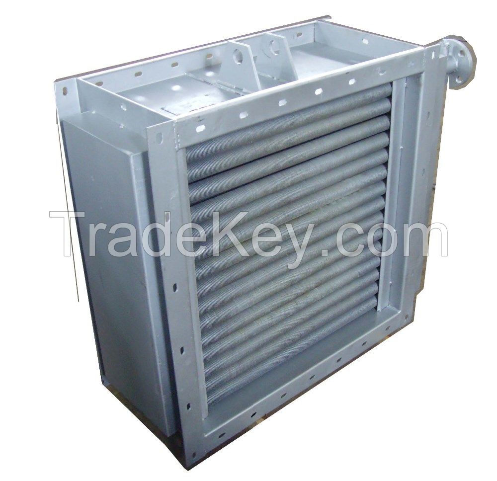 Customized fin tube heat exchanger for foodstuff drying, dairy product