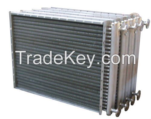 Customized fin tube heat exchanger for foodstuff drying, dairy product