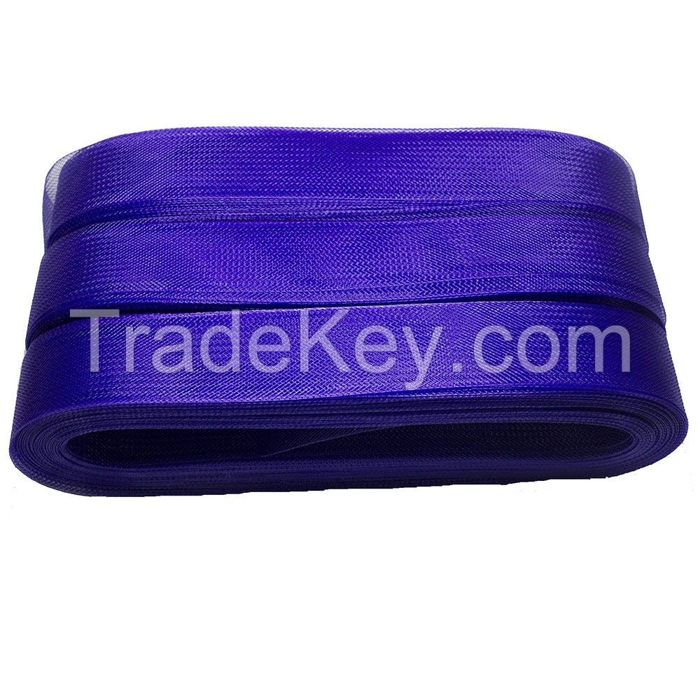 Flat thick and hard quality crinoline polyester horsehair braid