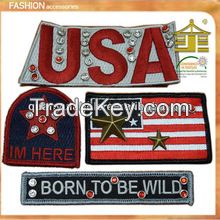 wholesale customized embroidered country flag patch