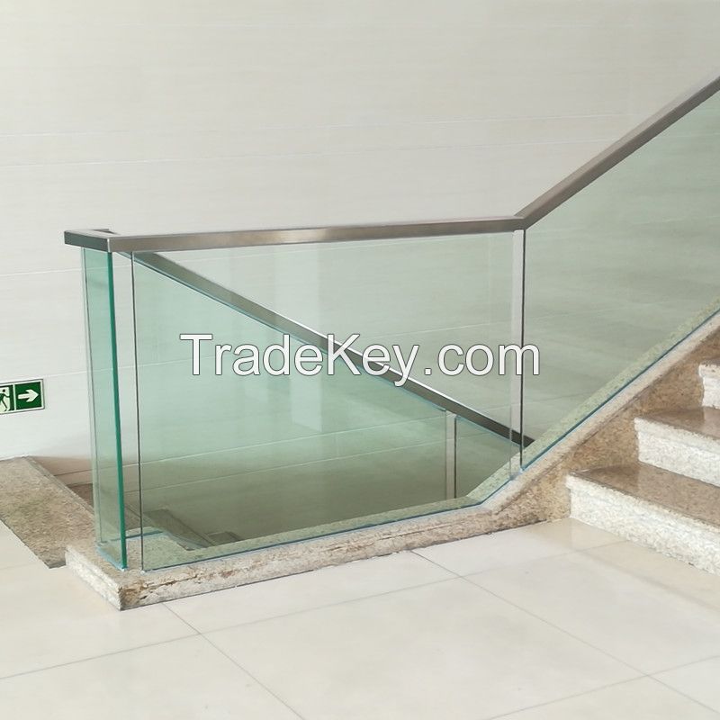 Glass Handrail For Shopping Mall From China Factory
