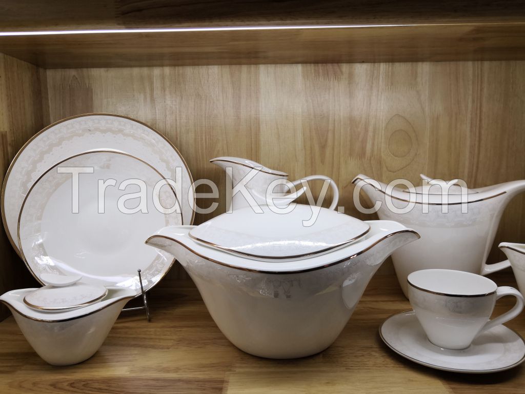 bone china dinner set , ceramic tableware , bone china tableware , fine bone china