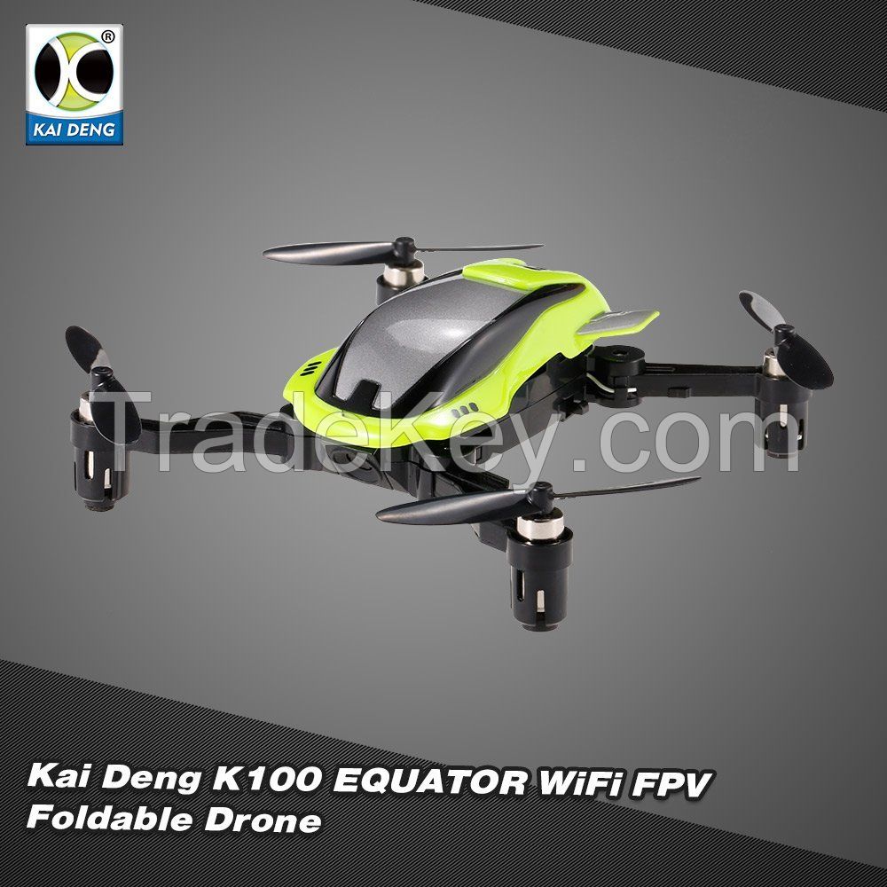 K100 EQUATOR 0.3MP Camera WiFi FPV Foldable Drone Altitude Hold G-sensor APP Control Quadcopter