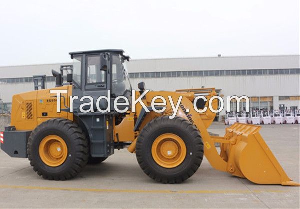 Heavy Construction Equipment Fully Hydraulic 6T wheel loader for sale