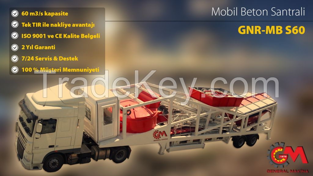 Mobile/Stationary Concrete Batching Plants in General Makina - Turkey