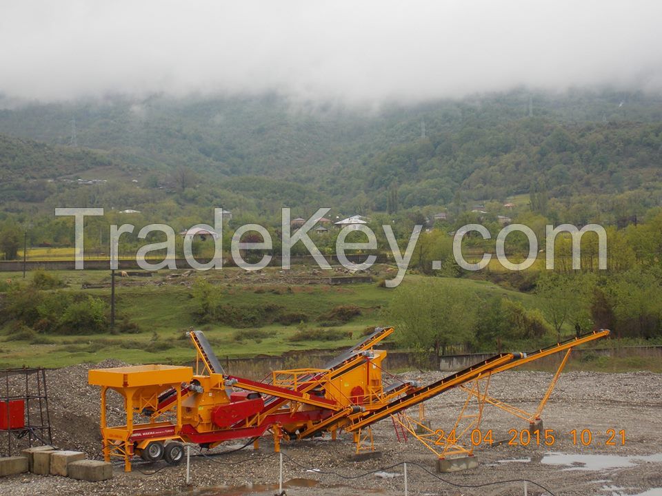 FULLY AUTOMATIC NEW GENERATION MOBILE TERTIARY CRUSHER 75-150 T/H