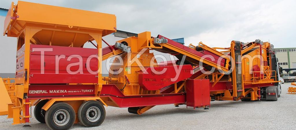 FULLY AUTOMATIC NEW GENERATION MOBILE TERTIARY CRUSHER 75-150 T/H