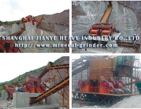 Stone crushing and screening plant