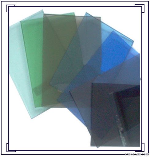 Tinted float glass