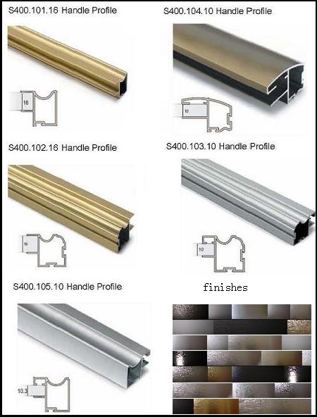 wardrobe aluminum profile