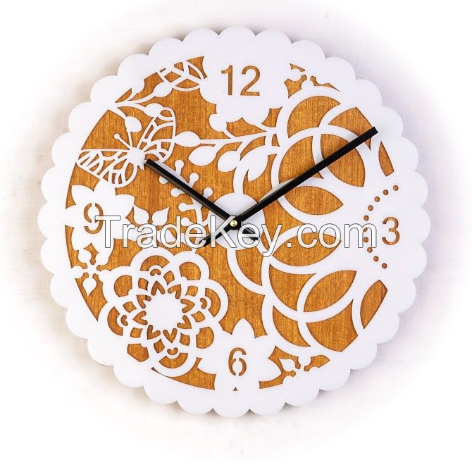 Craftel Decorative wood wall clock 