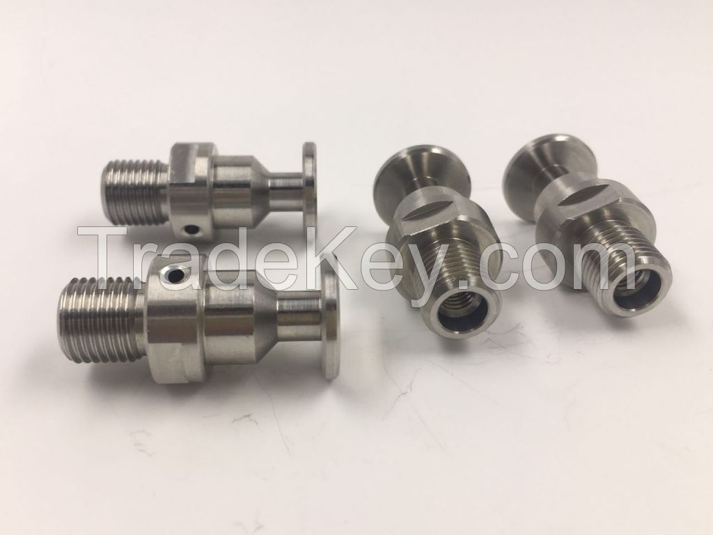 CNC turning and milling Stainless steel valve part