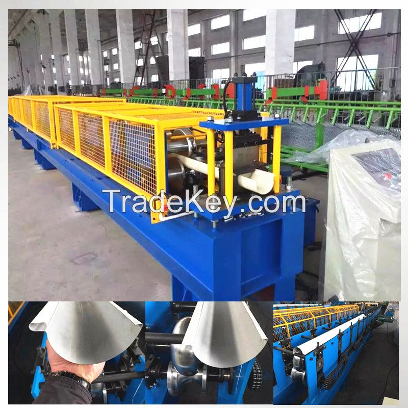 Gutter roll forming machine 