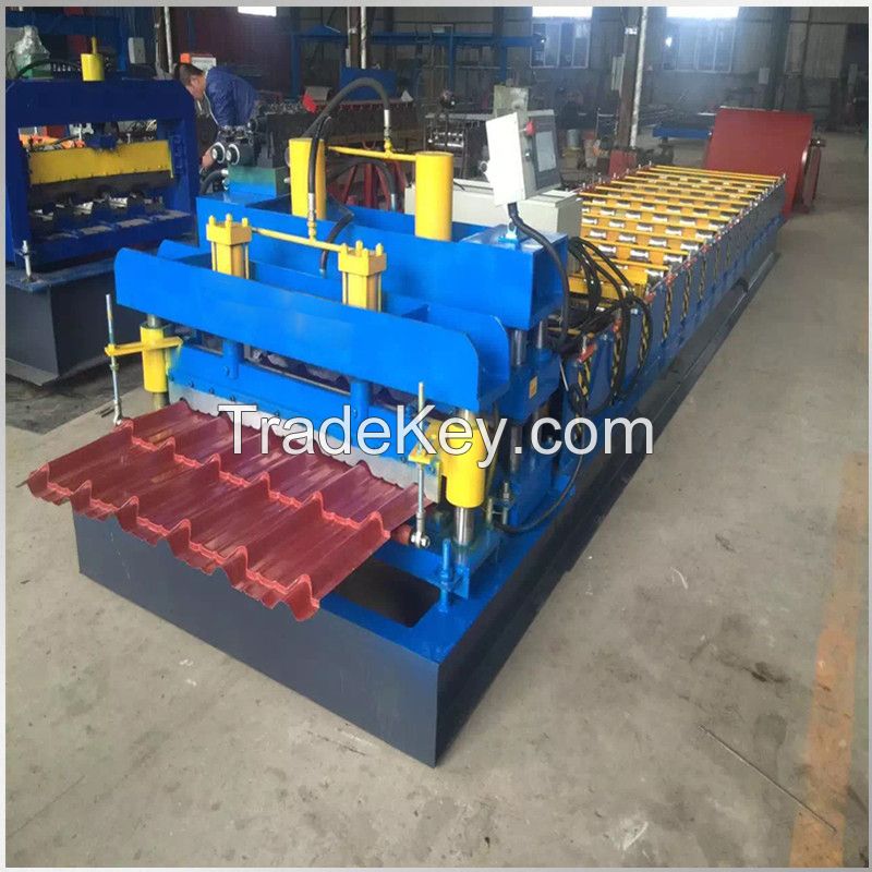 Glazed tile roll forming machine 