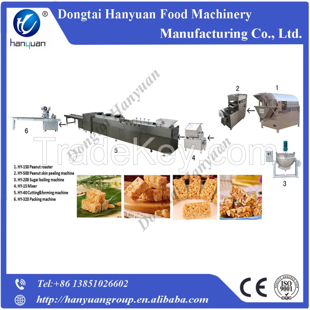 Automatic nut candy production line