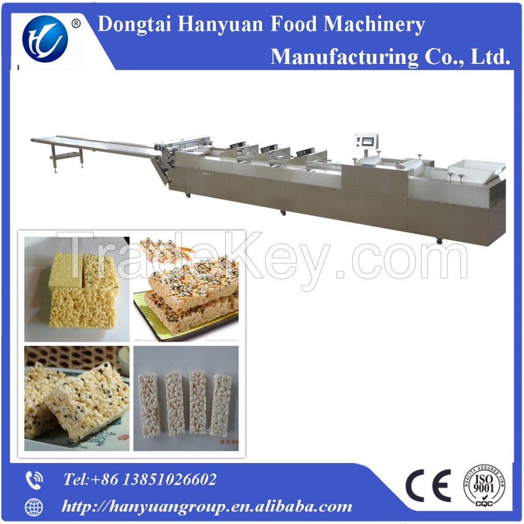 Automatic rice candy bar making machine