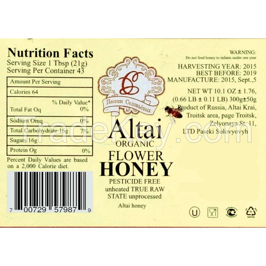 Bee products and Altai honey