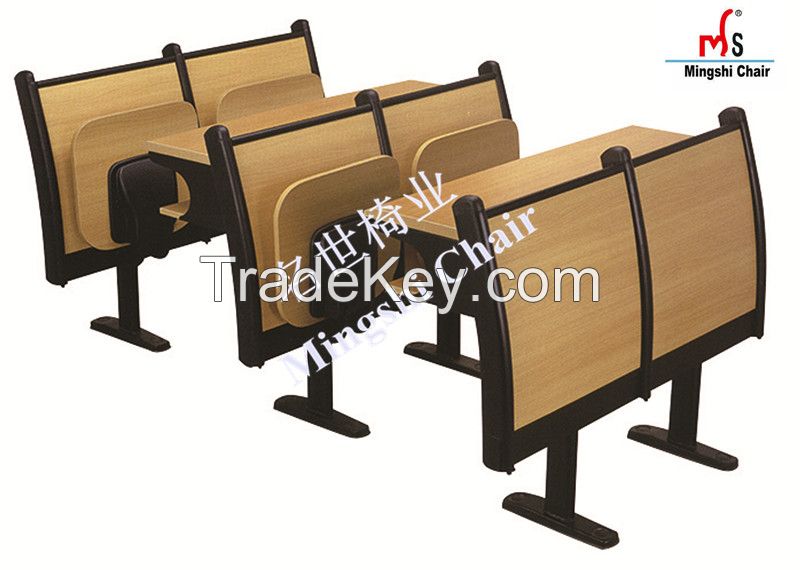 Classroom Chair School Furniture with Folding Table