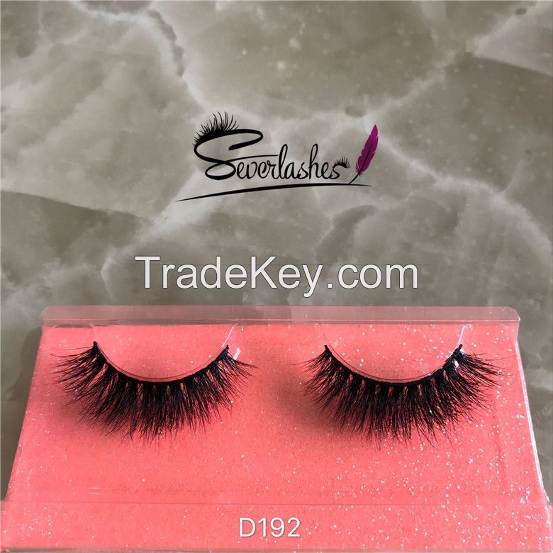 Severlashes wholesale100% real mink fur  lower eyelashes, down