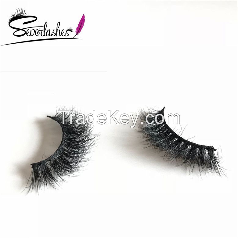 Severlashes wholesale100% real mink fur  lower eyelashes, down