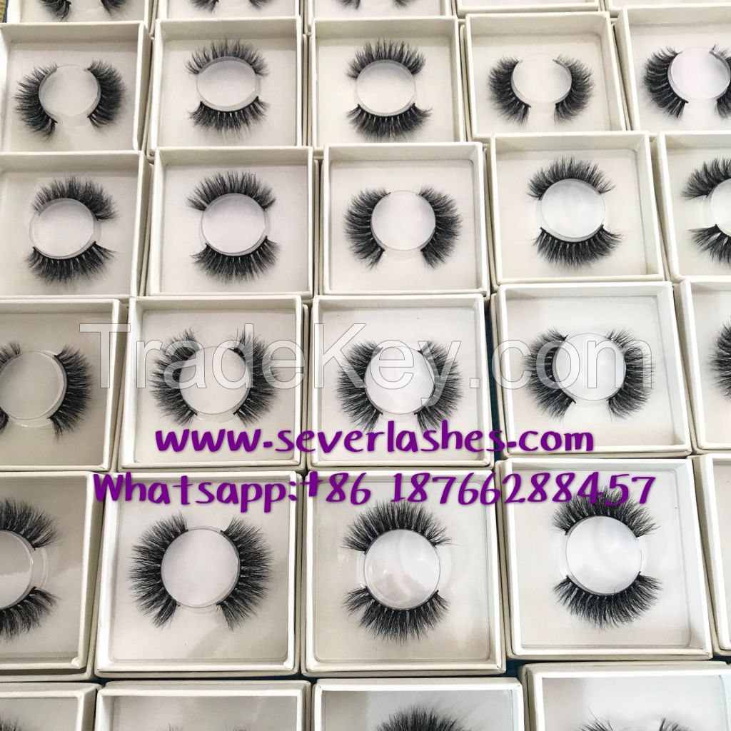 Severlashes wholesale100% real mink fur  lower eyelashes, down