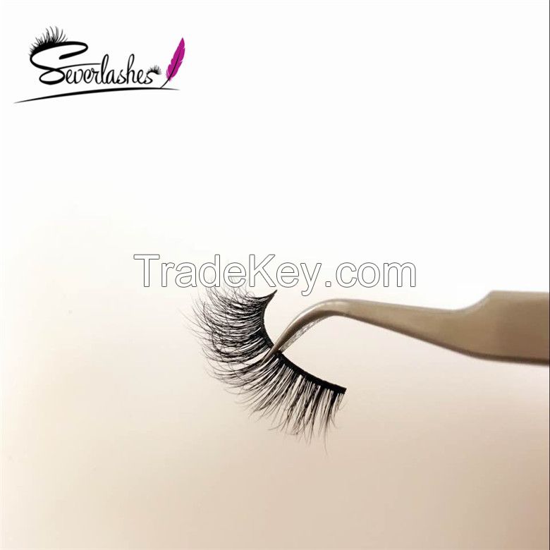 Severlashes New Private Lable faux mink lashes False Eyelashes custom