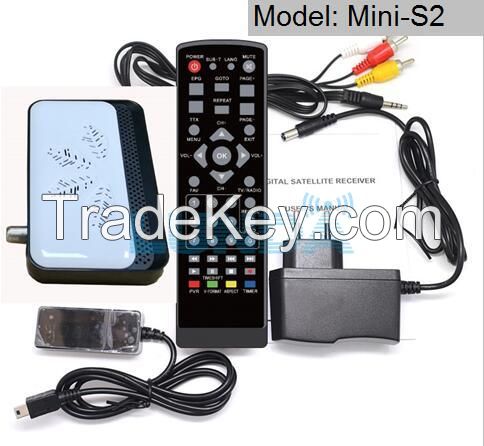 Mini DVB-S2 IPTV IKS for Middle East, Middle Asia, Pakistan, Afghanistan, Iraq, Africa
