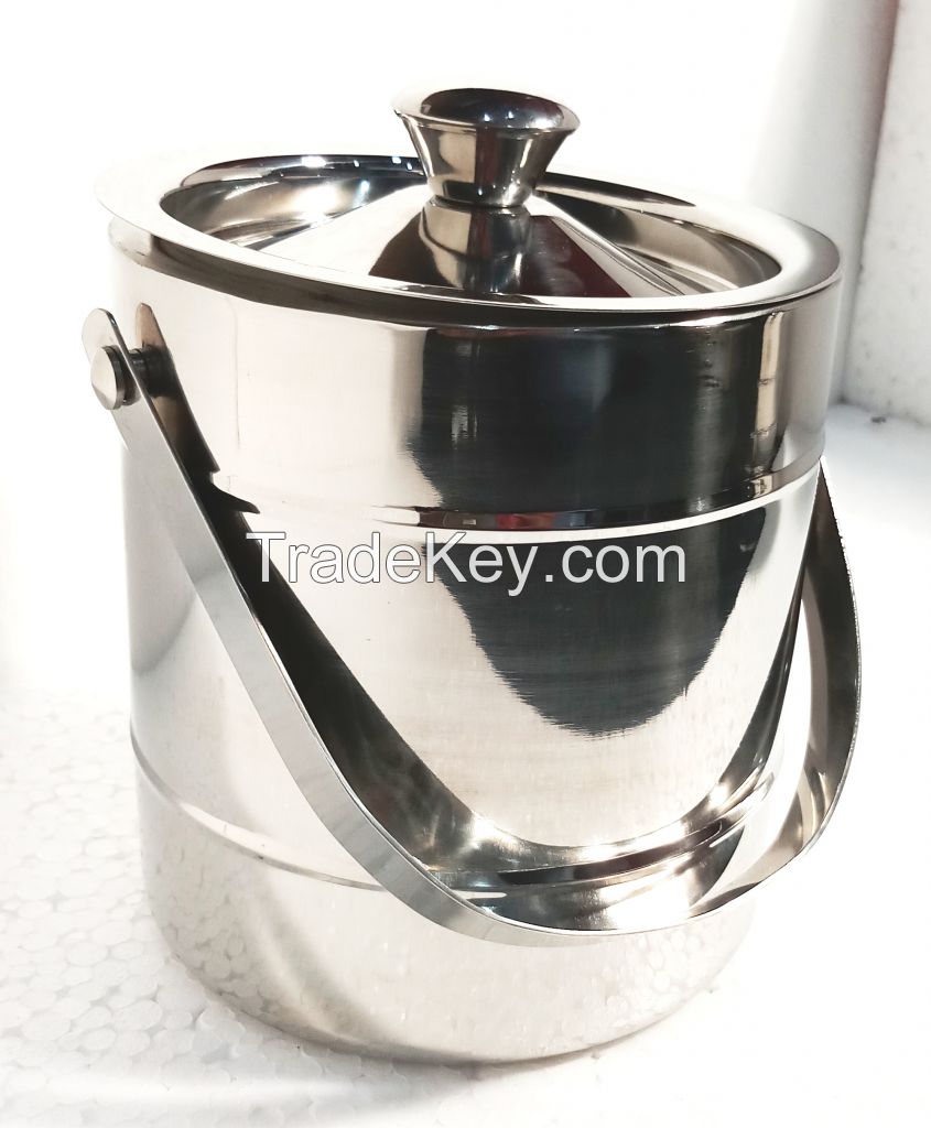 Graminheet Stainless Steel Ice Bucket 1500 ml Fancy 3