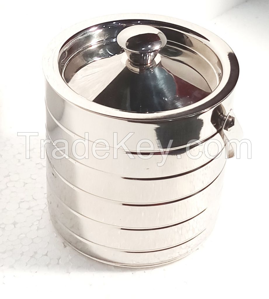 Graminheet Stainless Steel Ice Bucket 1500ml Fancy 1