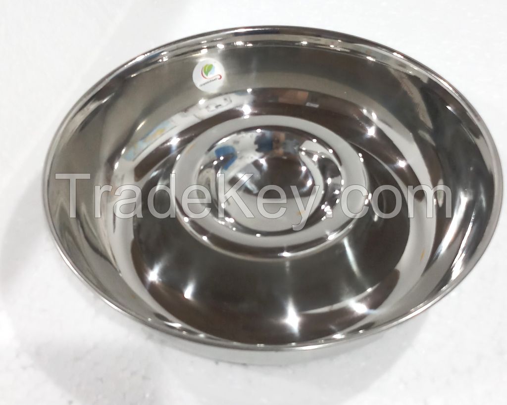 Graminheet Stainless Steel Chip and Dip Bowls 28cm 