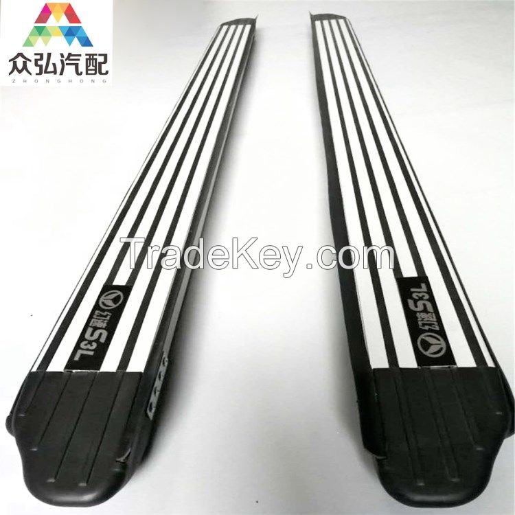 A Style Aluminum Alloy Side Step For HANTENG 2016 running board Footrest step Bar