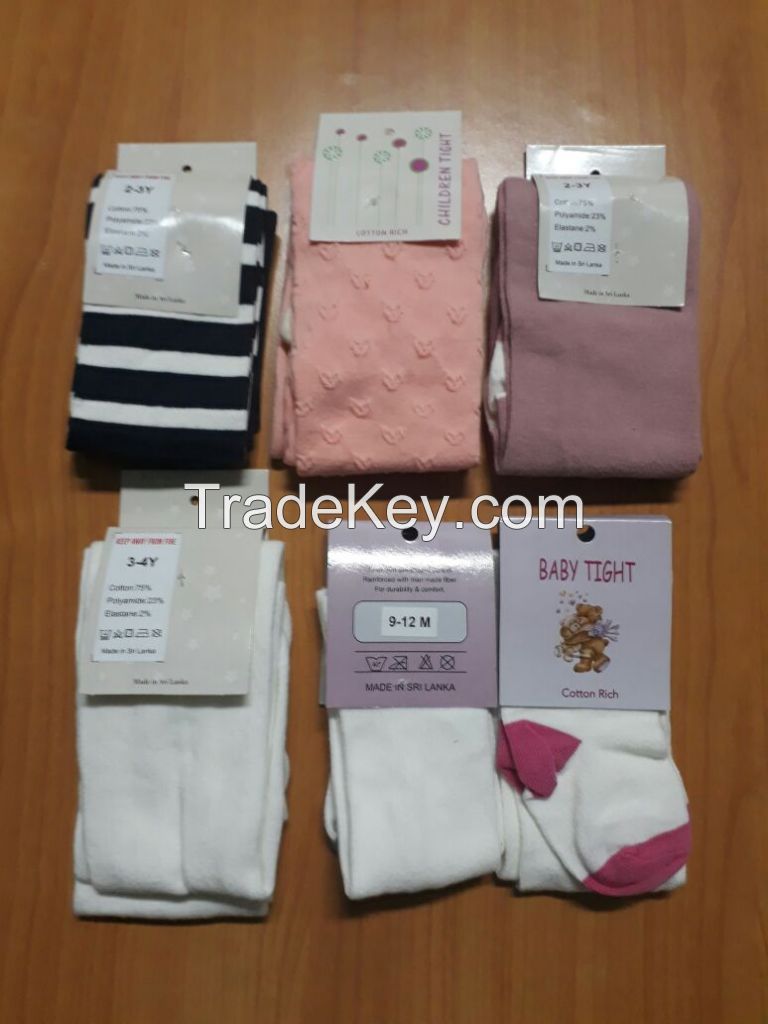 Children's Tights for Autumn/Winter - Stock Lot