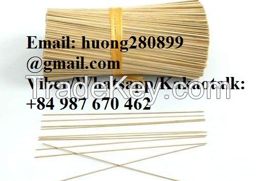 NATURAL BAMBOO STICKS FOR CLEAN THE TEETH, BBQ AND MAKING INCENSE