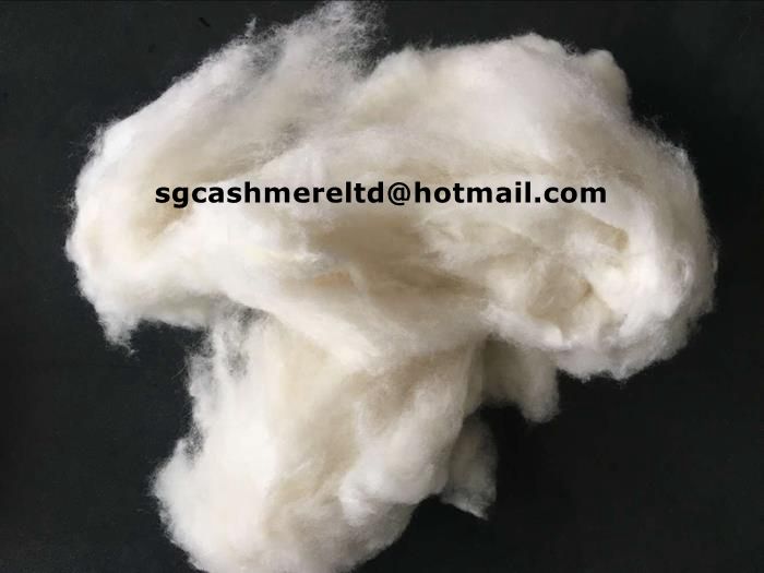 Chinese Washed Sheep Carded Wool Dehaired Yak Cashmere Fibre