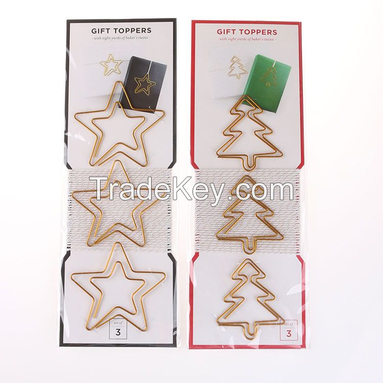 Christmas tree paper clip