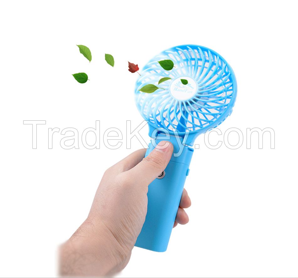 Plastic Material and handheld Installation mini battery operated fan For Kids