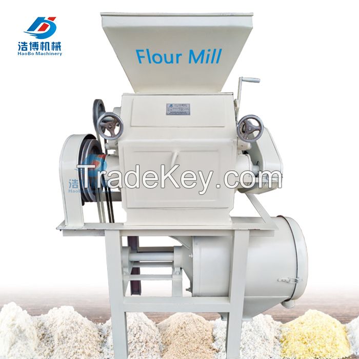 small scale corn maize wheat flour milling machinery