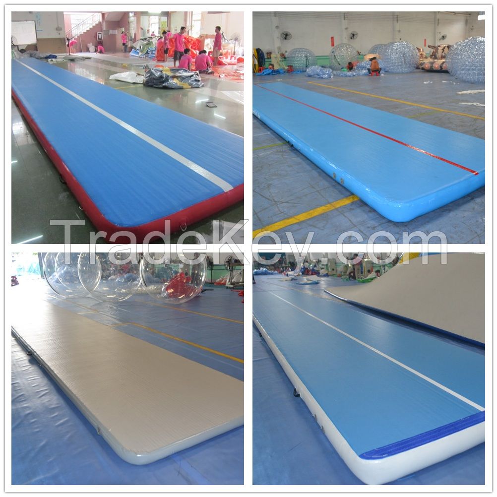 tumbling used gymnastic equipment foldable airtrack inflatable gym mat