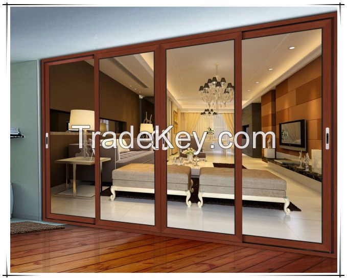 Aluminium casement door