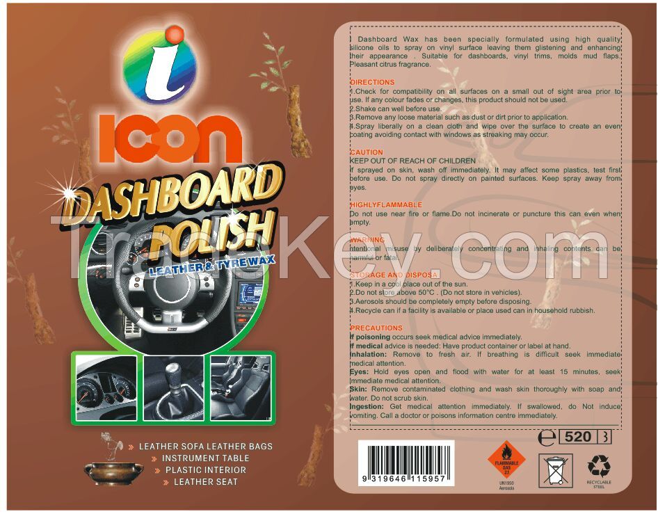 ICON DASHBOARD WAX