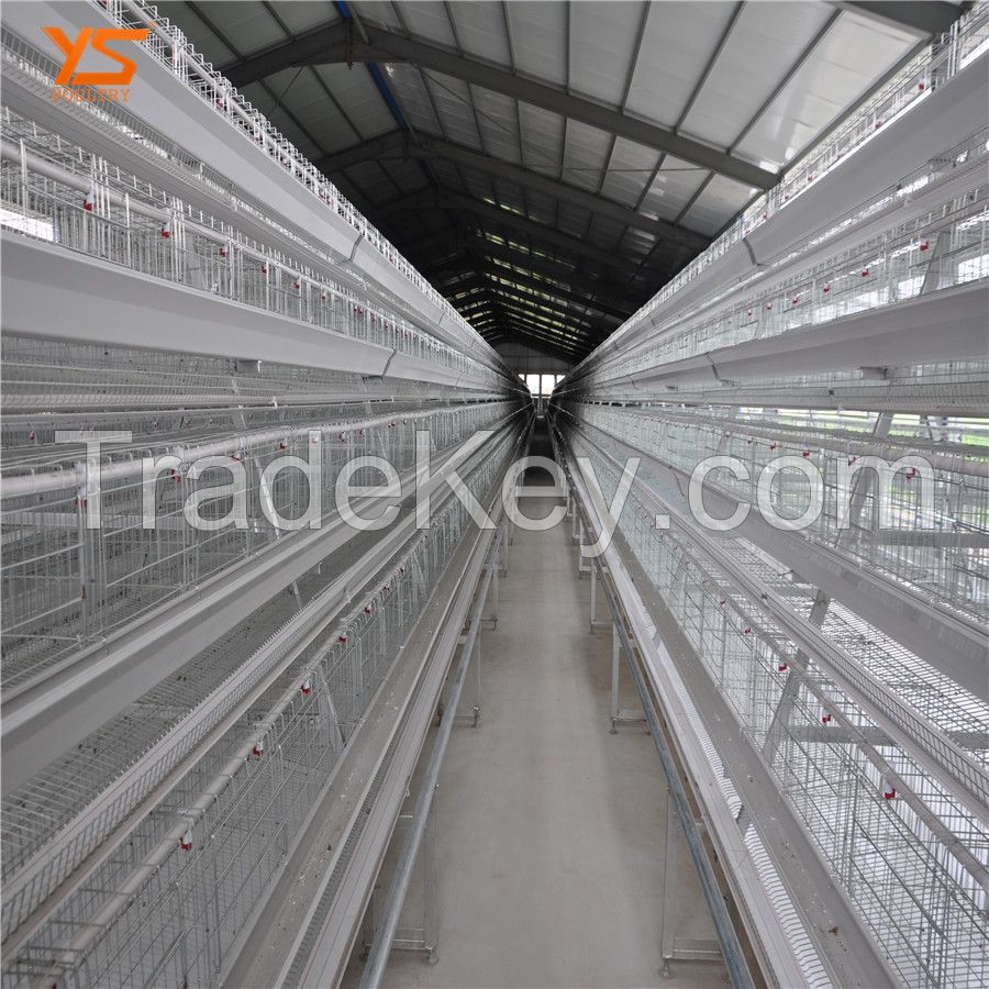galvanized A type battery chicken layer cage sale for pakistan farm