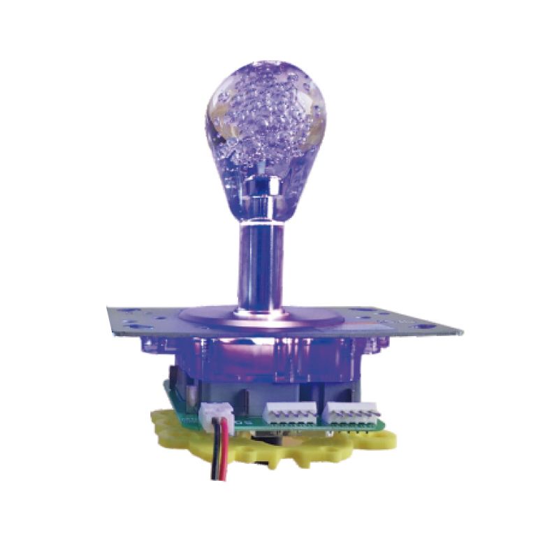 4/8 ways colorful  illuminated crane and fighting games machines controller crystal ball  joystick