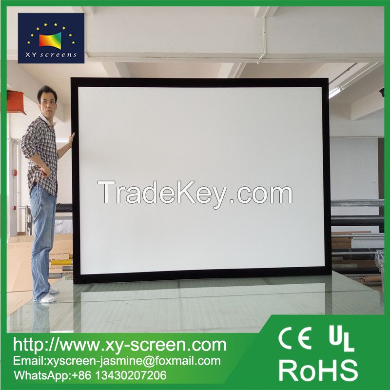 XY SCREEN Custom-made size and design Fixed Frame Projection Screen for home theater/activity