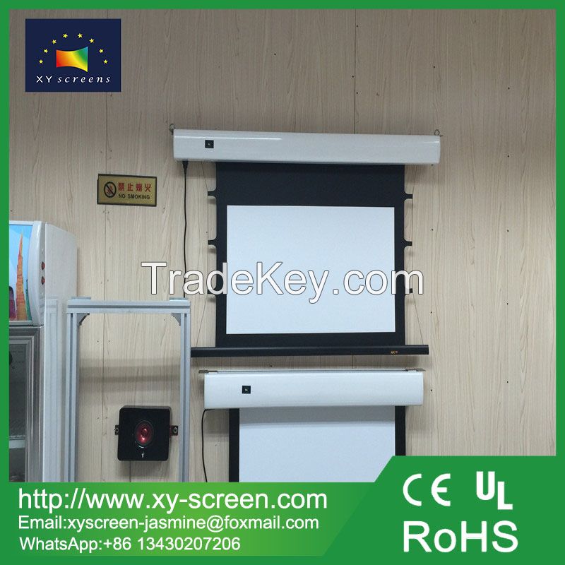 XYSCREEN Motorized projector screen video wall screen classroom furniture Motorized projector Screen