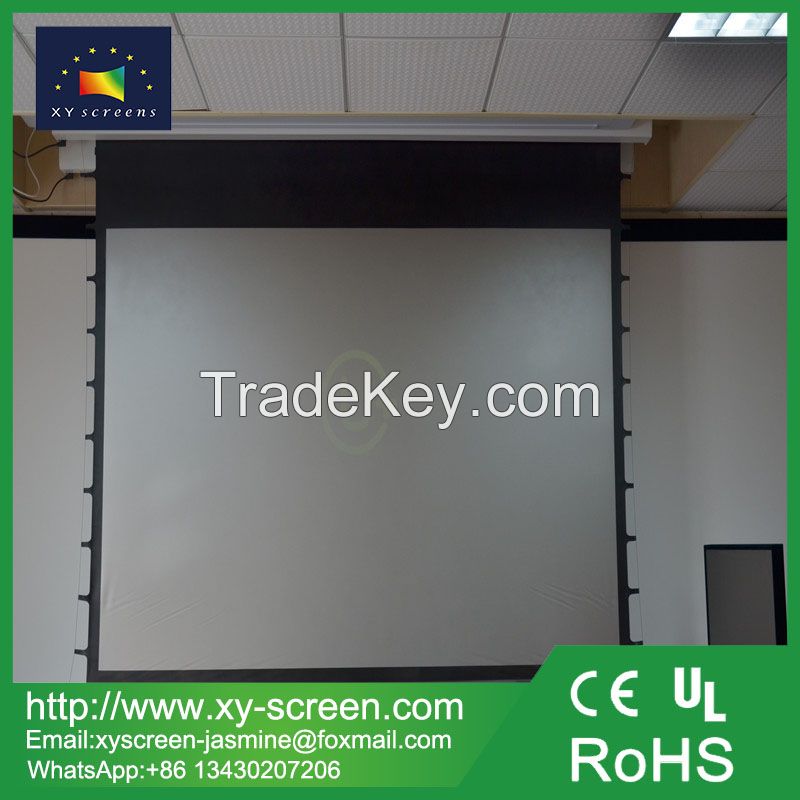 XYSCREEN Motorized projector screen video wall screen classroom furniture Motorized projector Screen