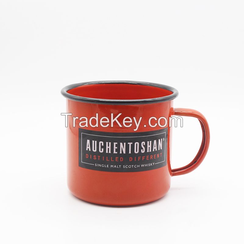 Custom Printing Steel Enamel Mug, Enamelware Mug For Camping Outdoor